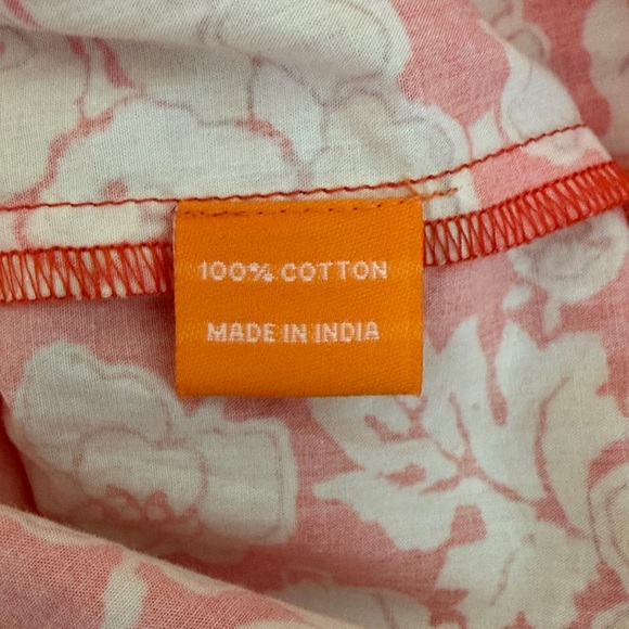 Oliphant Short Sleeve Pintuck Button Down Blouse Size S - Picture 14 of 15